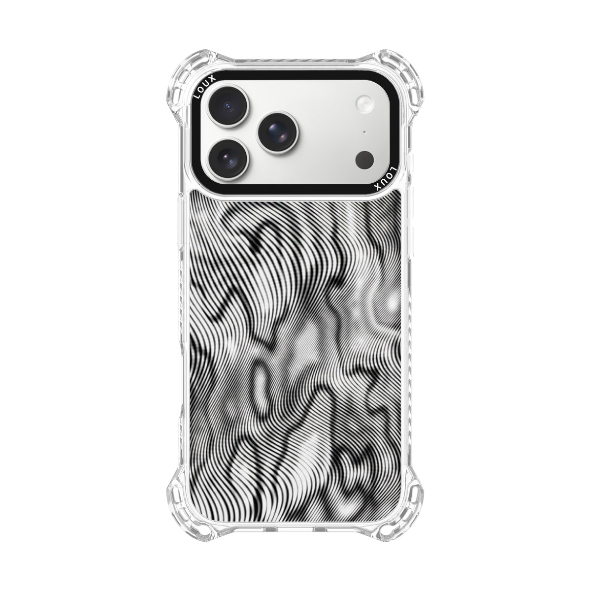Capa Resonance Field Para iPhone Obsidian Loux