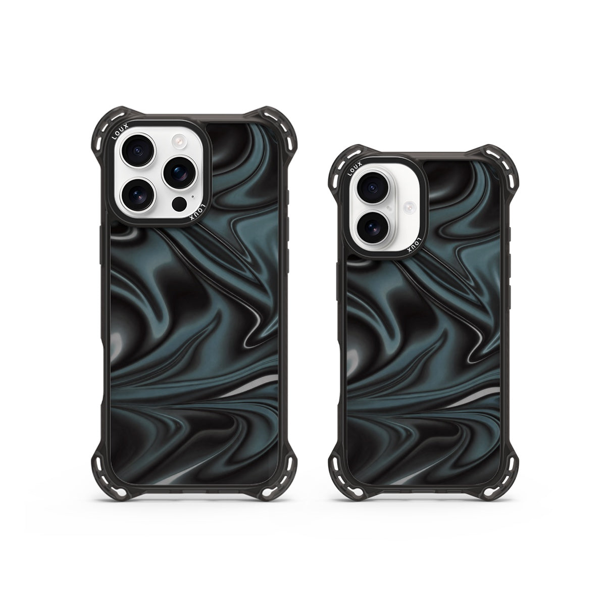 Capa Dark Silk Para iPhone Obsidian Loux