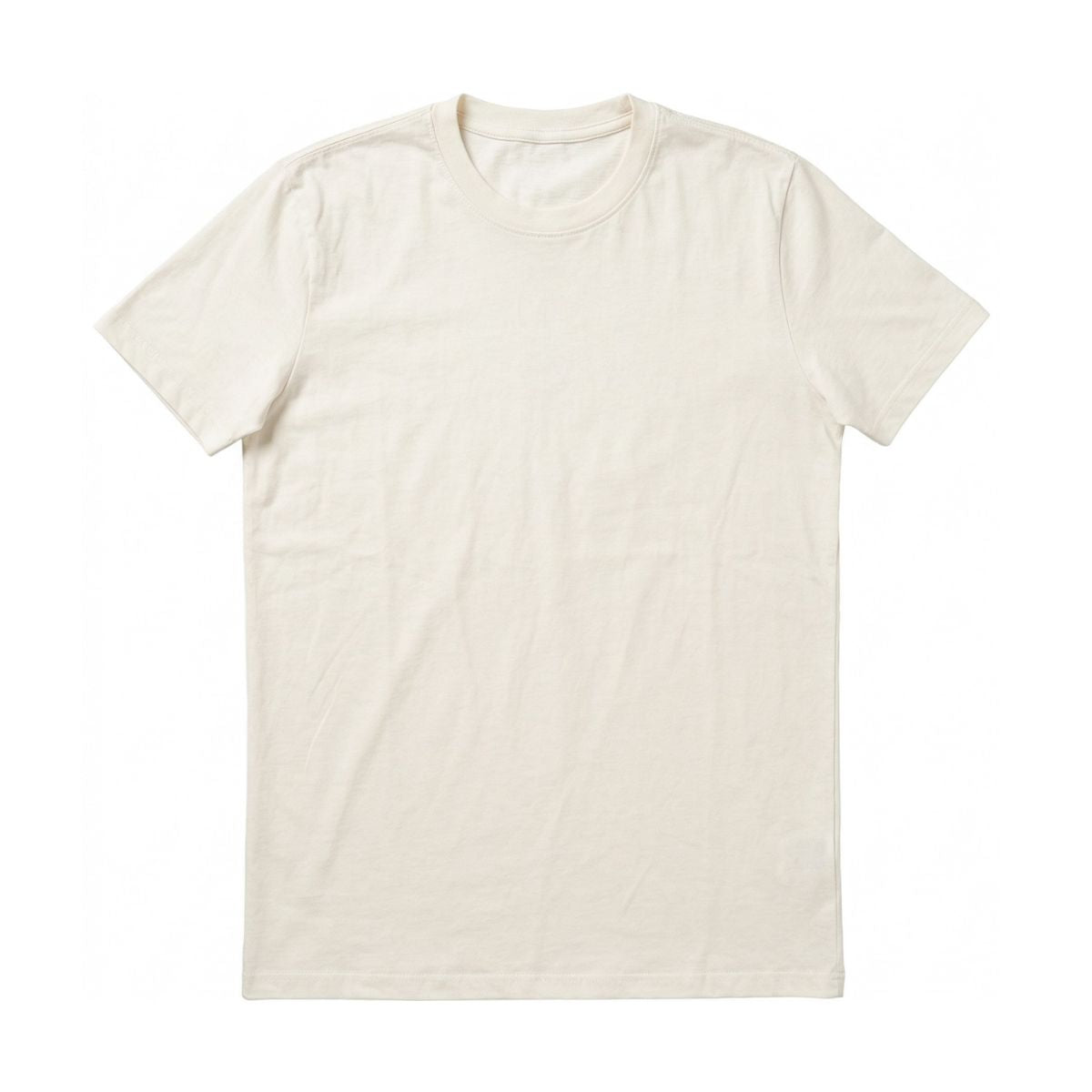 Camiseta Casual Básico 160g – Branco Offwhite