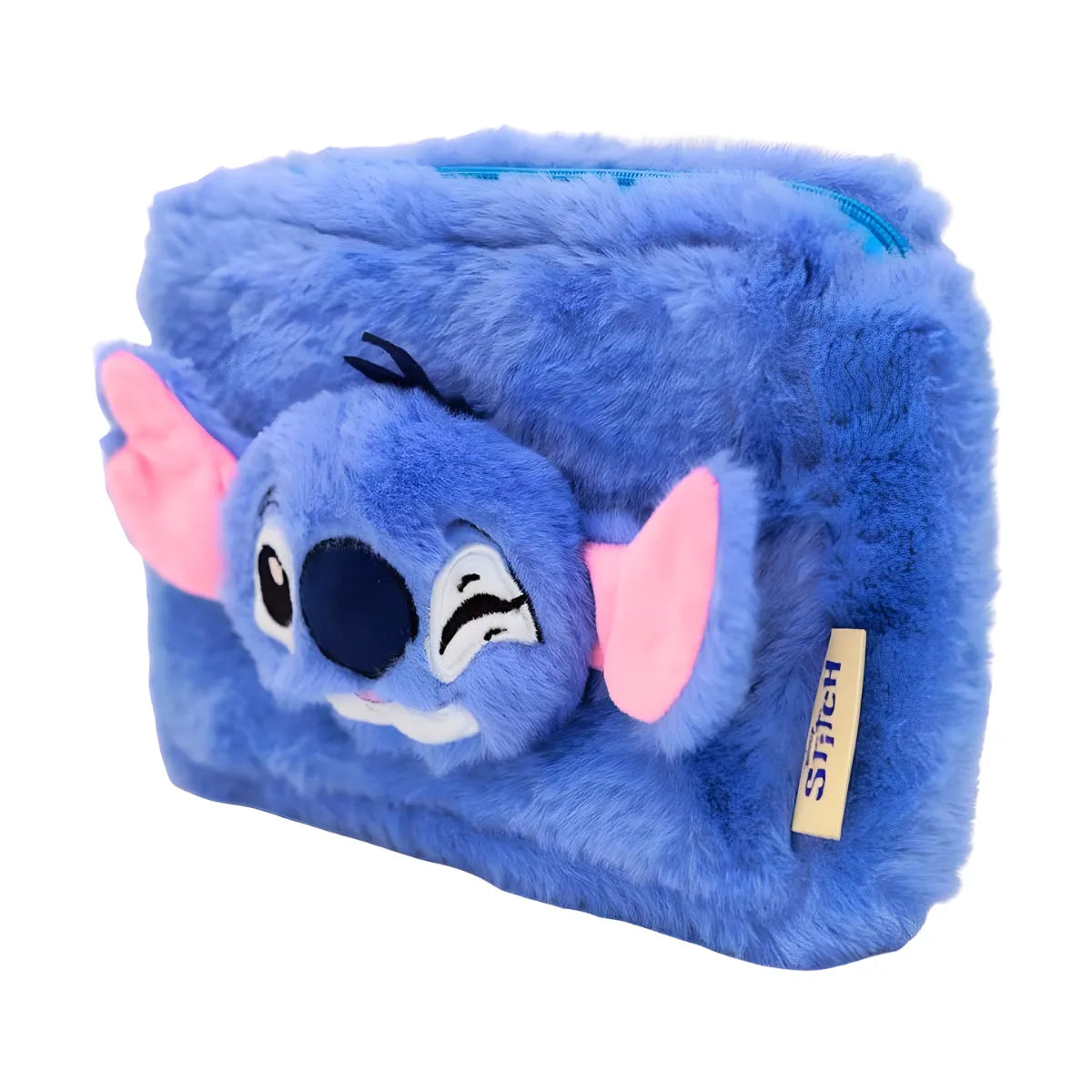Necessaire de Pelúcia Stitch Azul Disney