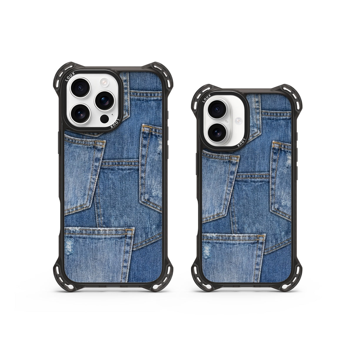 Capa Pocket Jeans Para iPhone Obsidian Loux