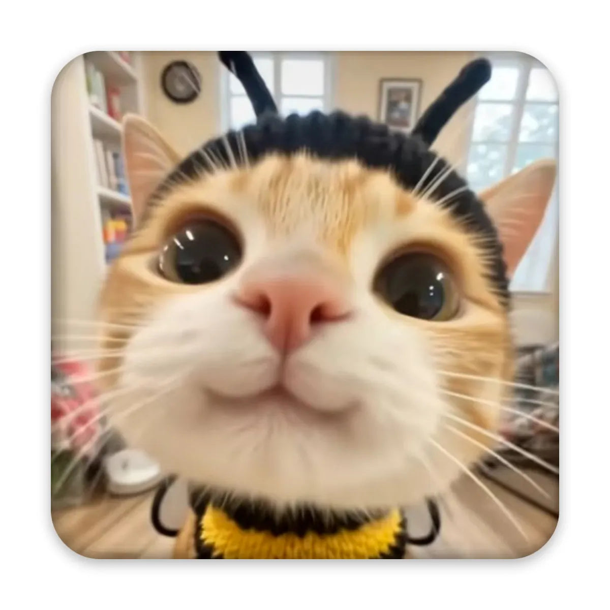 Button Honey Cat