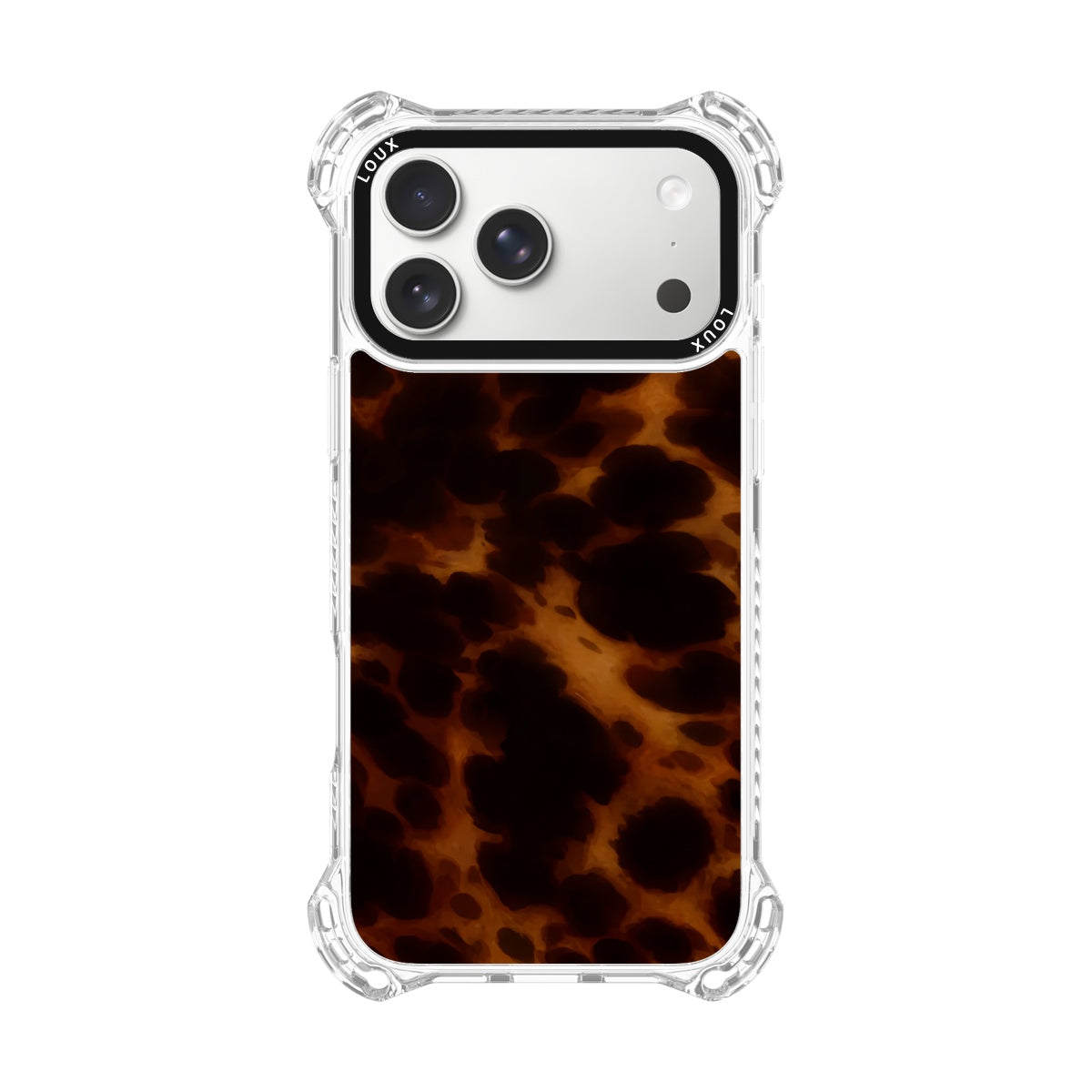 Capa Classic Tortoise Para iPhone Obsidian Loux