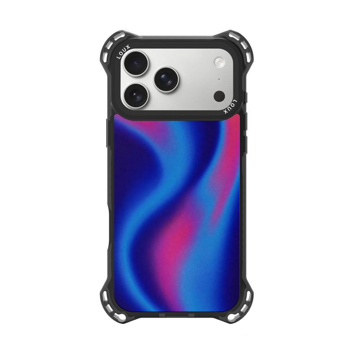 Capa Magenta Wave Para iPhone Obsidian Loux