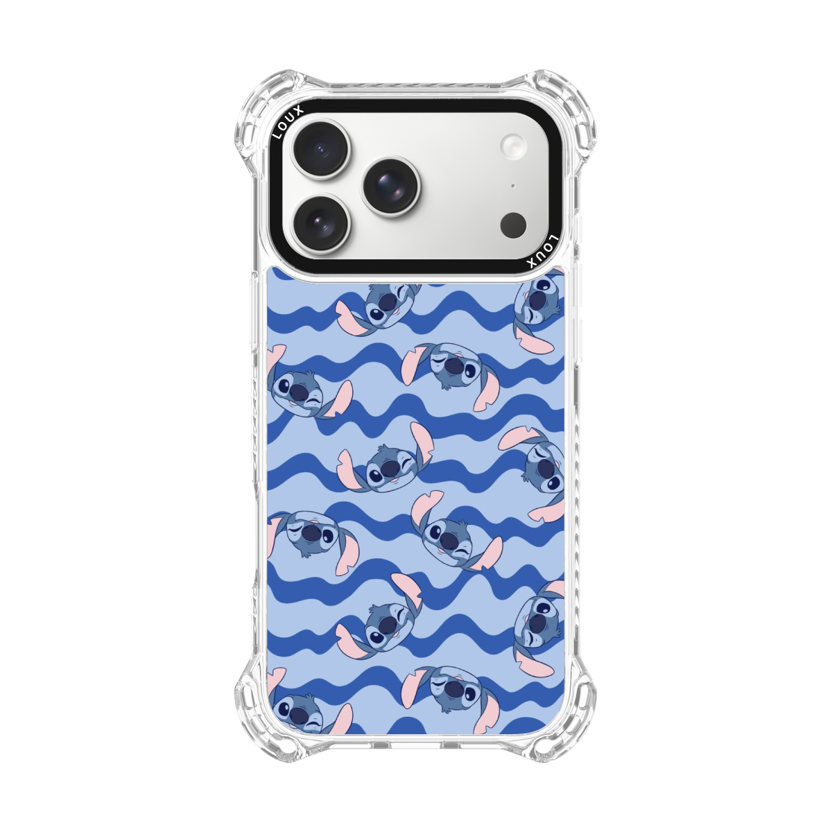 Capa Wave Stitch Para iPhone Obsidian Loux