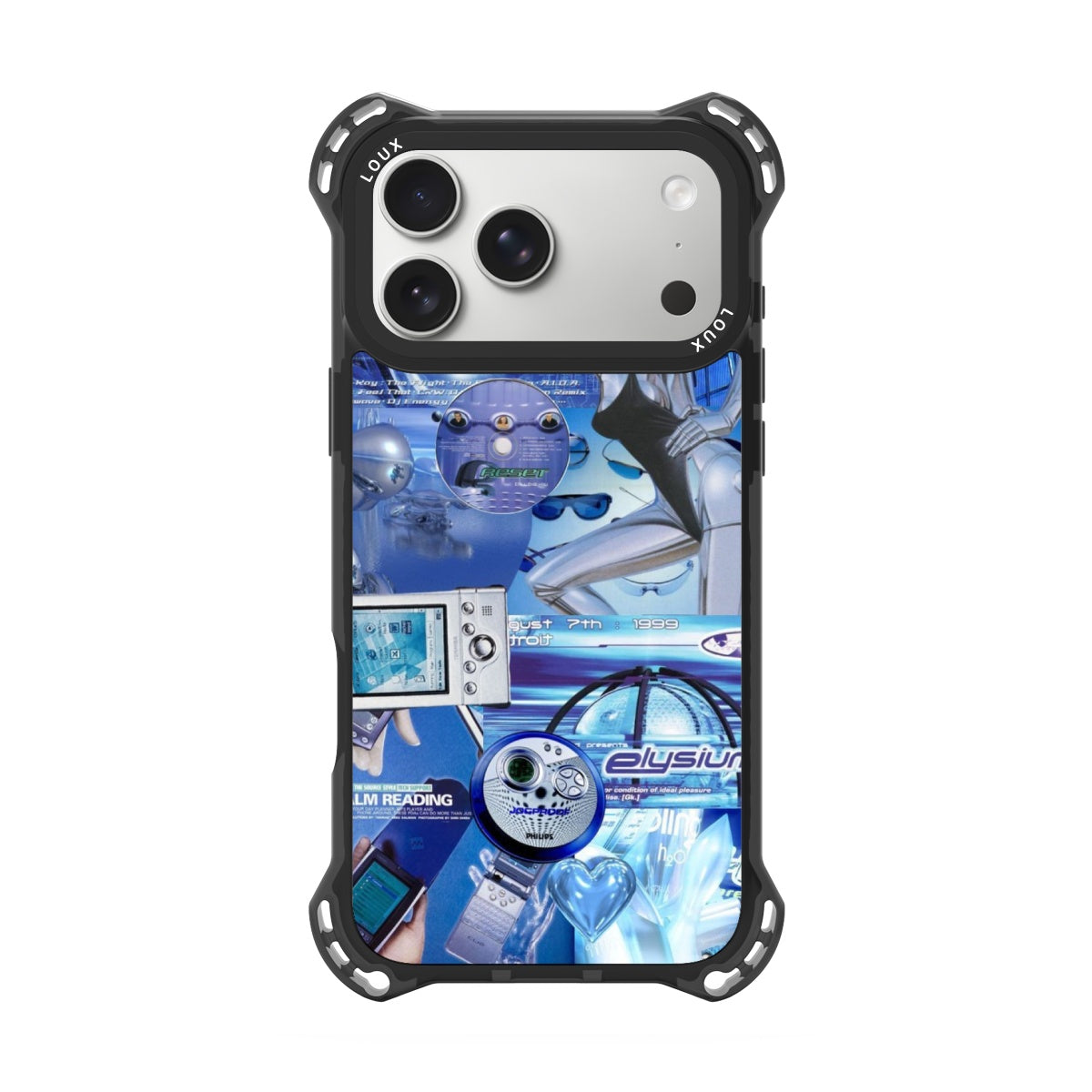 Capa Glacial Tech Para iPhone Obsidian Loux