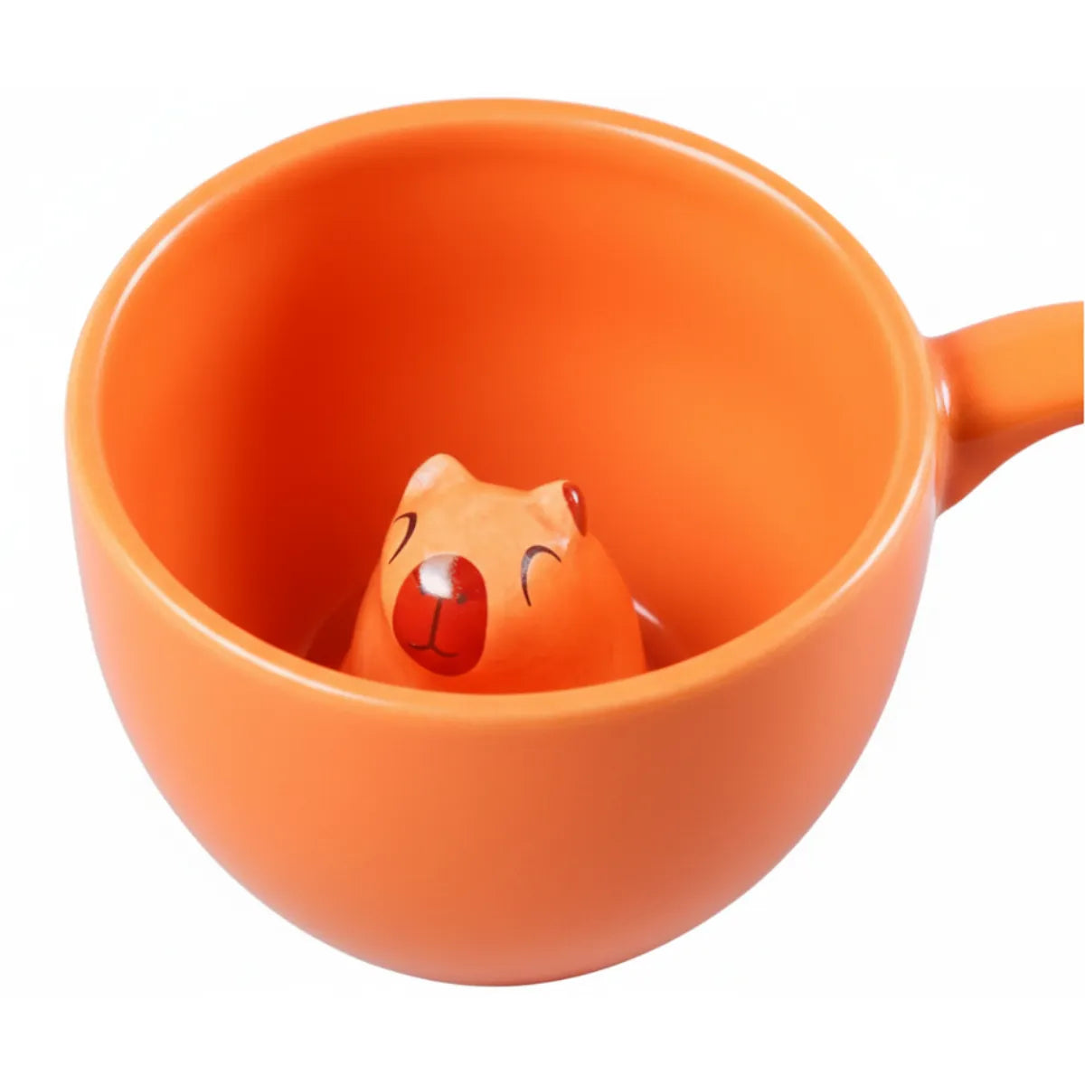 Caneca Capivara Surpresa Laranja 3D 200ml