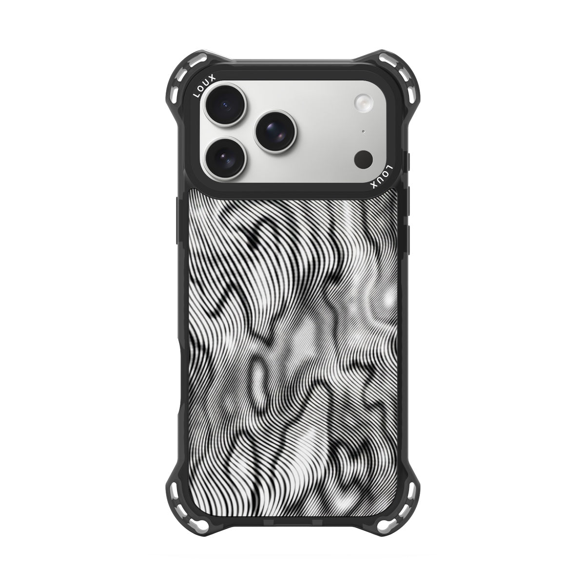 Capa Resonance Field Para iPhone Obsidian Loux