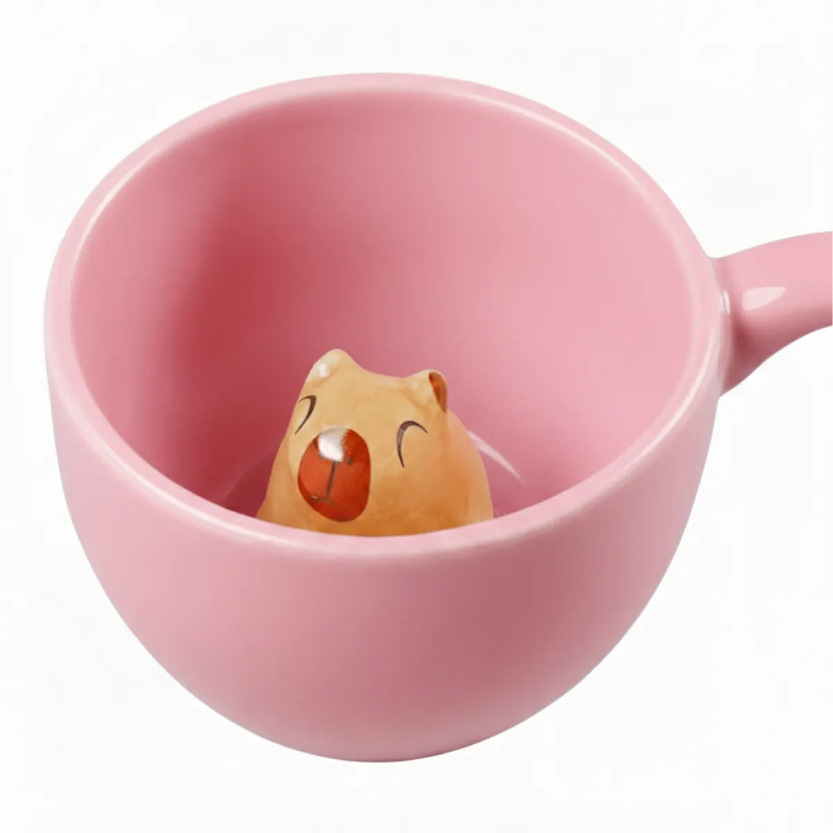 Caneca Capivara Surpresa Rosa 3D 200ml