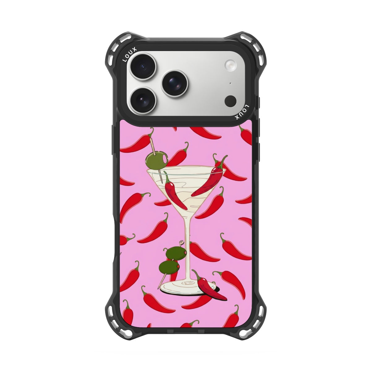 Capa Chili Sip Para iPhone Obsidian Loux