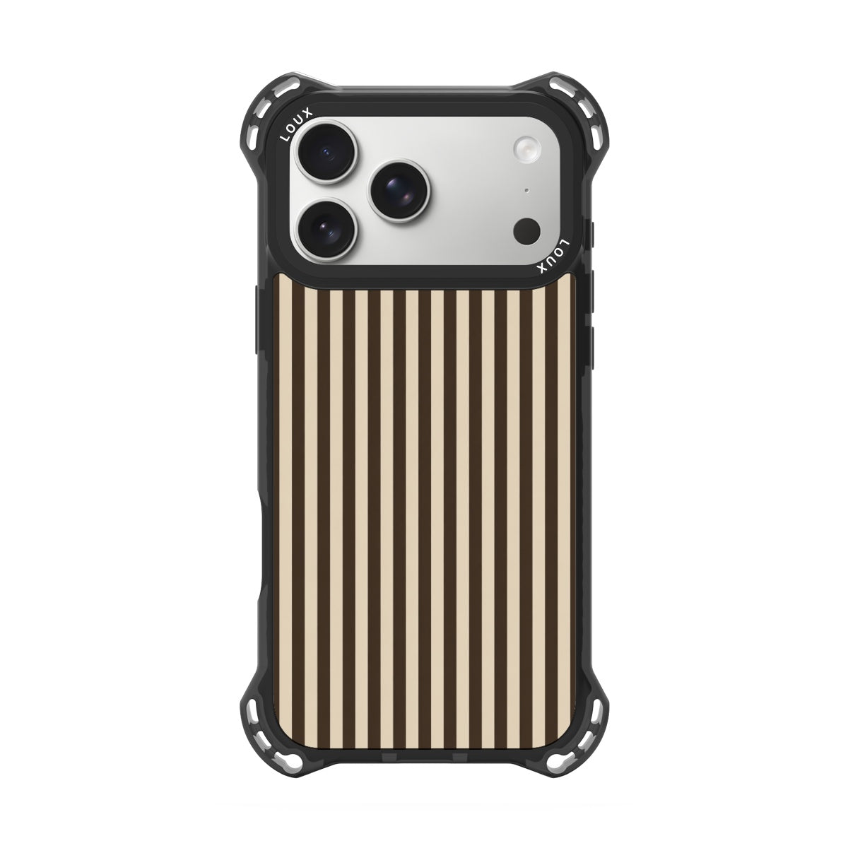Capa Havana Stripe Para iPhone Obsidian Loux