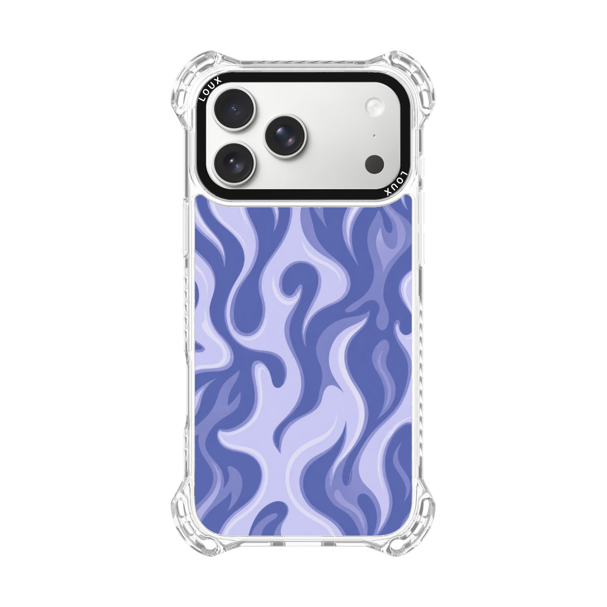 Capa Violet Fire Para iPhone Obsidian Loux
