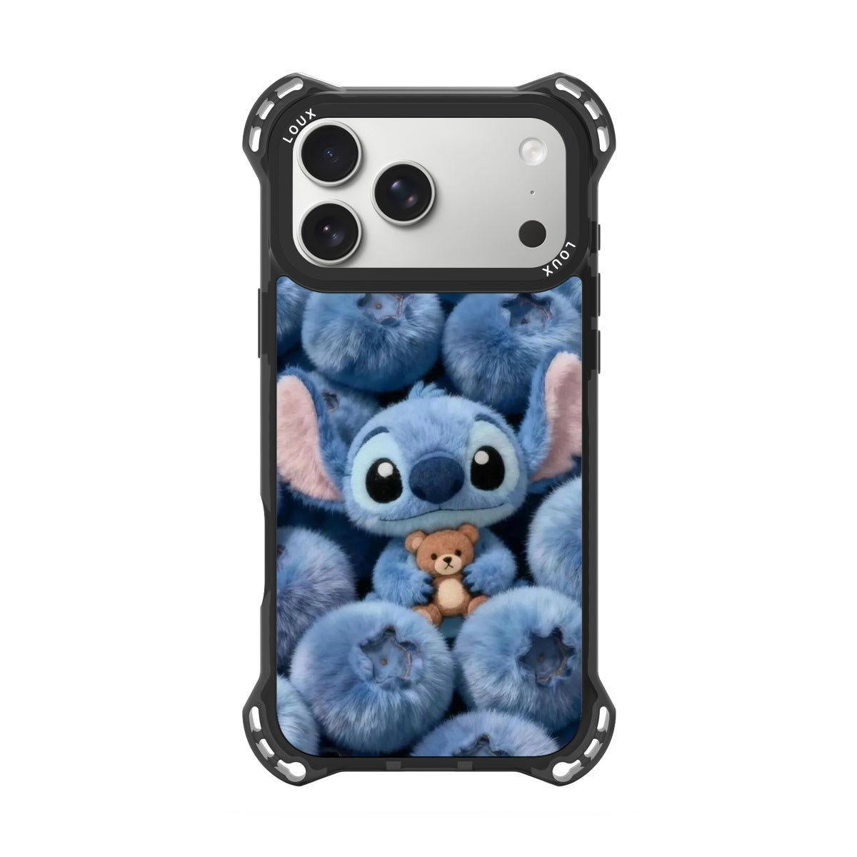 Capa Doce Stitch Para iPhone Obsidian Loux