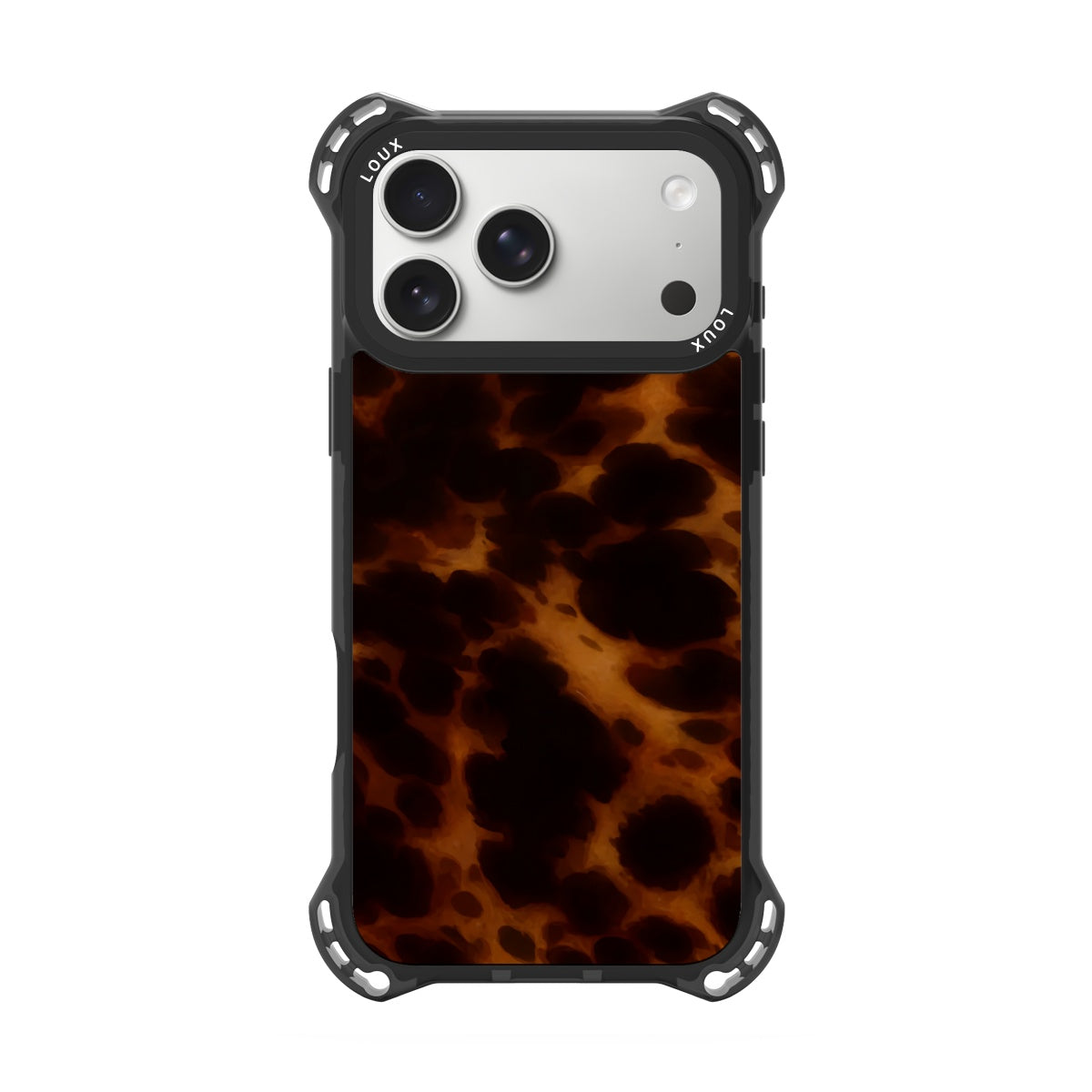 Capa Classic Tortoise Para iPhone Obsidian Loux