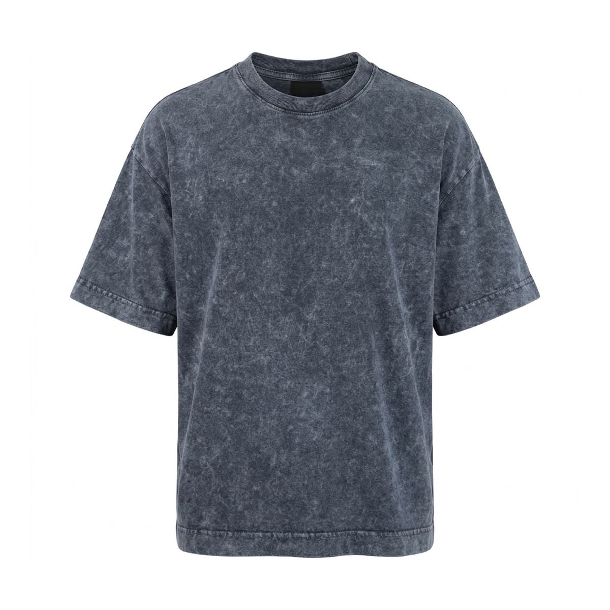 Camiseta Oversized Ample Básica – Azul Naval Mármore