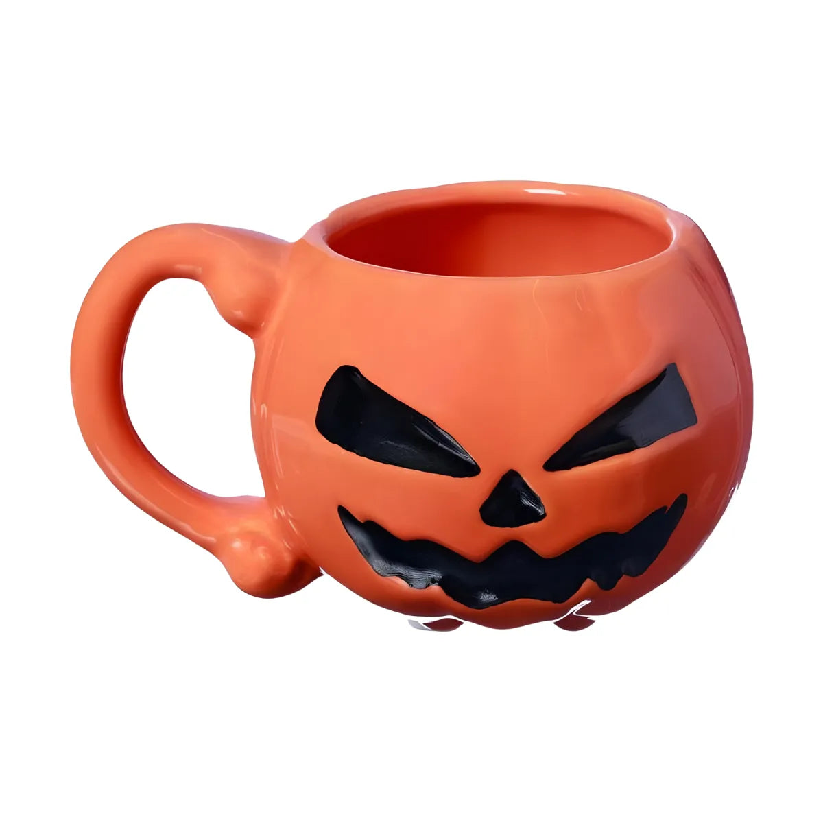 Caneca Abóbora Halloween Jack O Lantern 3D 500ml