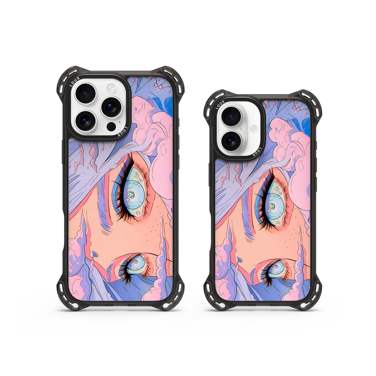 Capa Dreamy Eyes Para iPhone Obsidian Loux