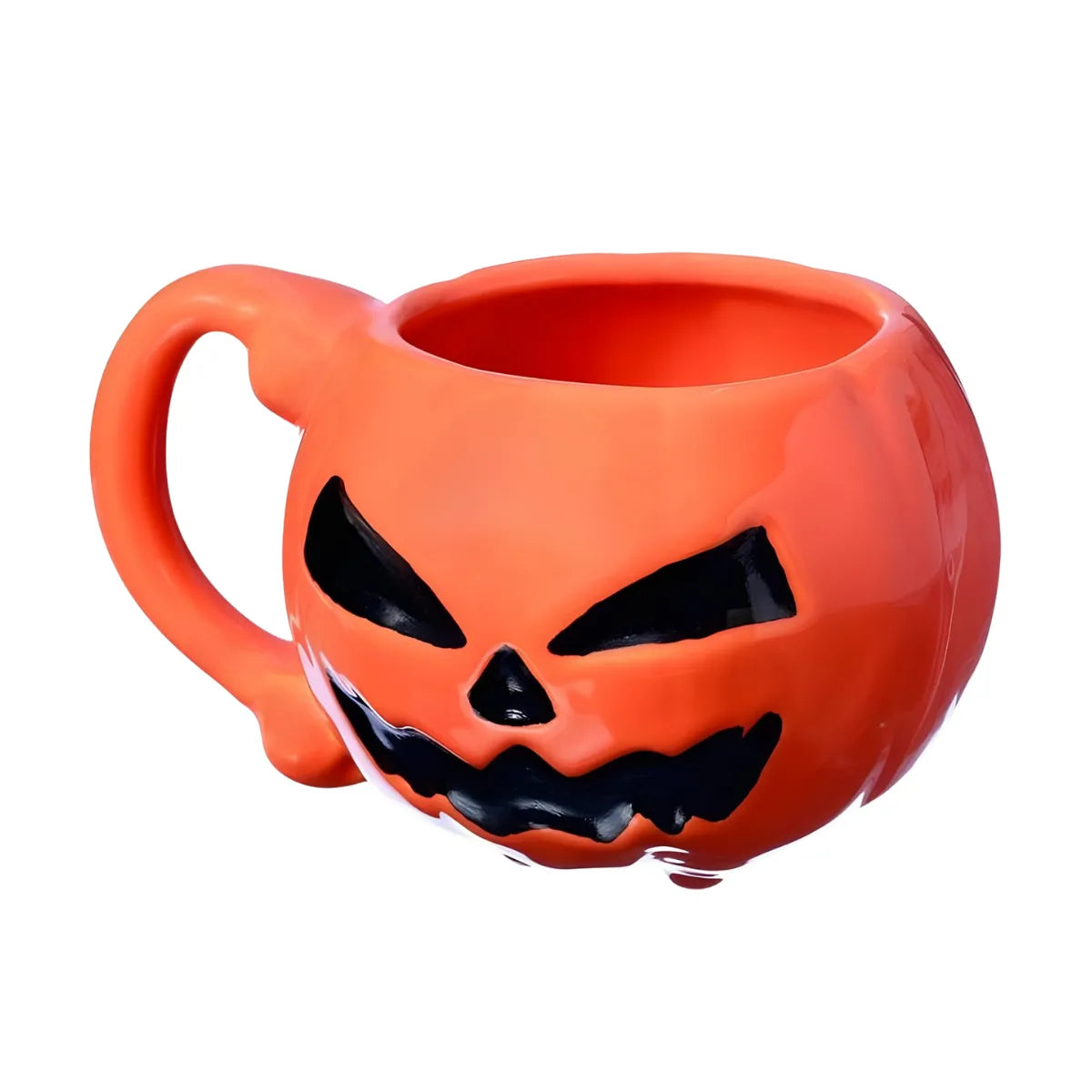 Caneca Abóbora Halloween Jack O Lantern 3D 500ml