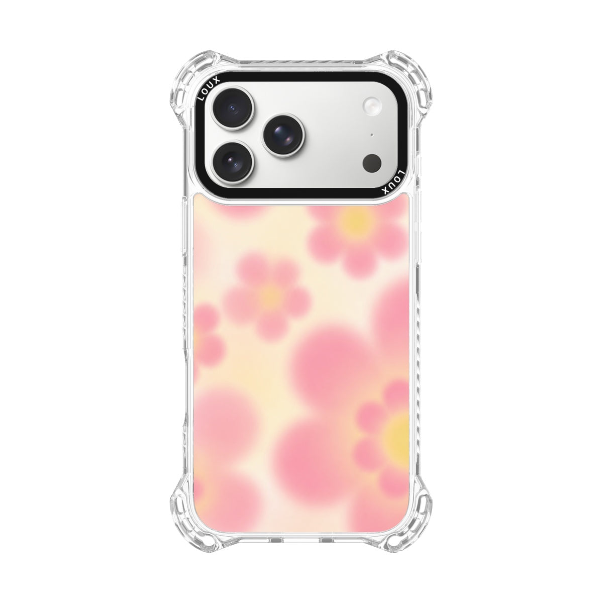 Capa Blush Bloom Para iPhone Obsidian Loux