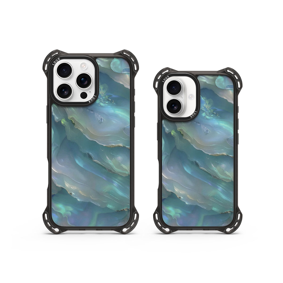 Capa Blue Pearl Para iPhone Obsidian Loux