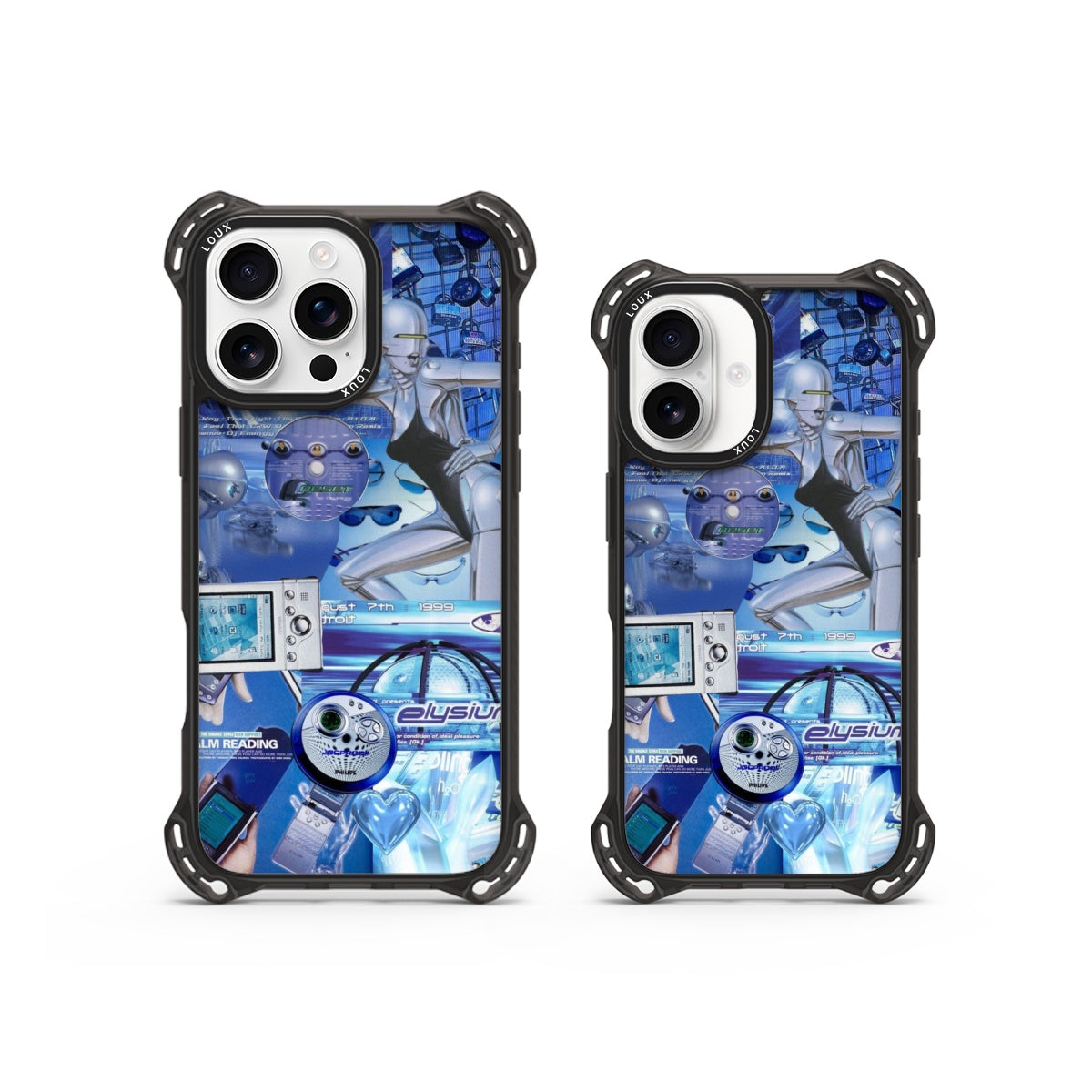Capa Glacial Tech Para iPhone Obsidian Loux