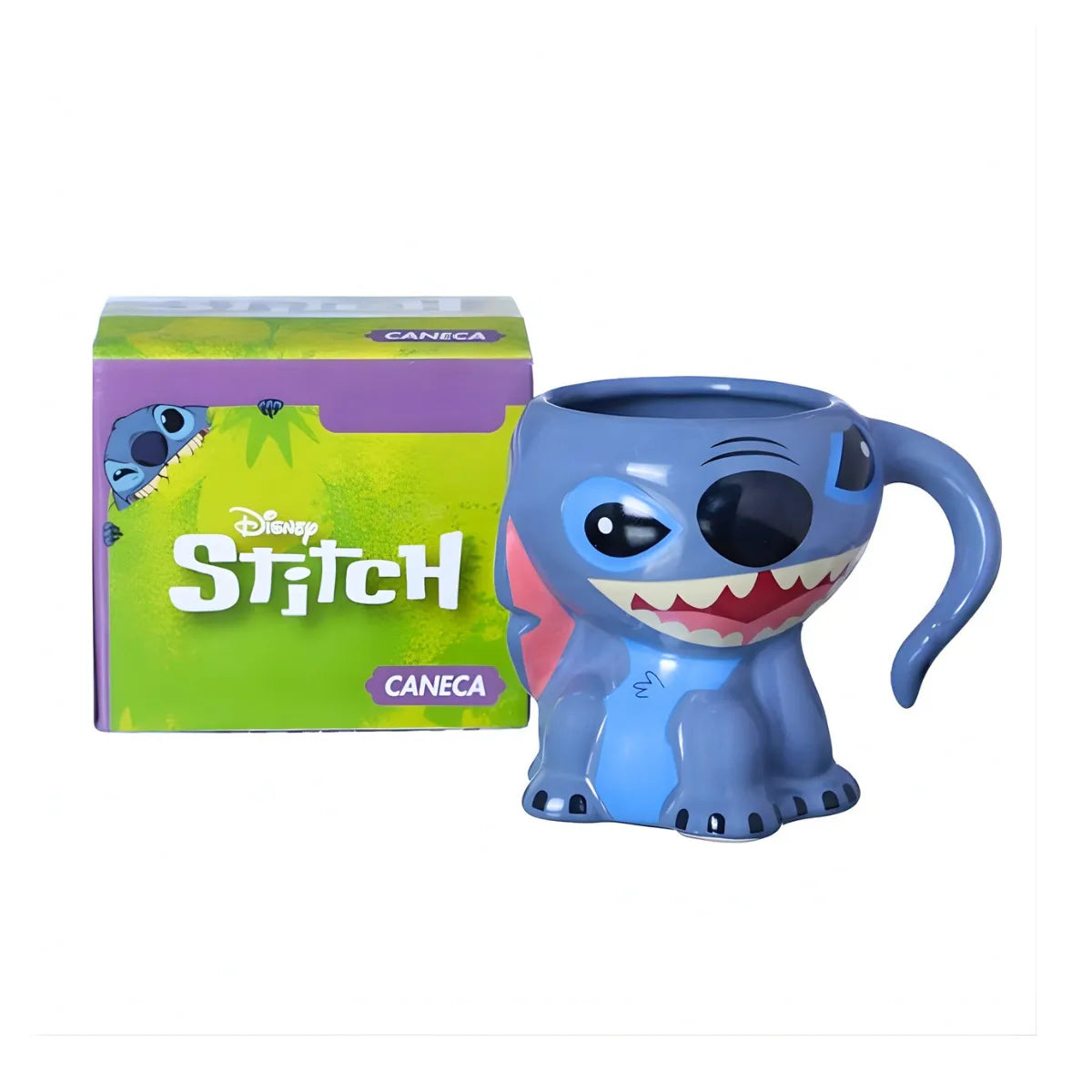 Caneca Stitch Orelha Alça 3D 250ml