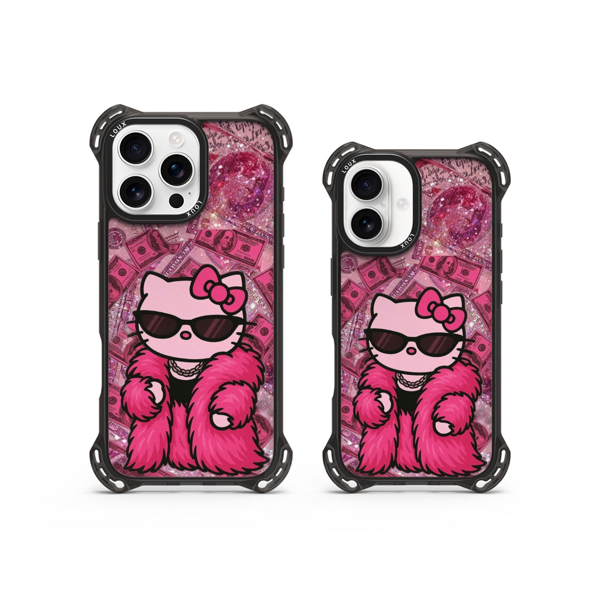 Capa Rich Kitty Para iPhone Obsidian Loux