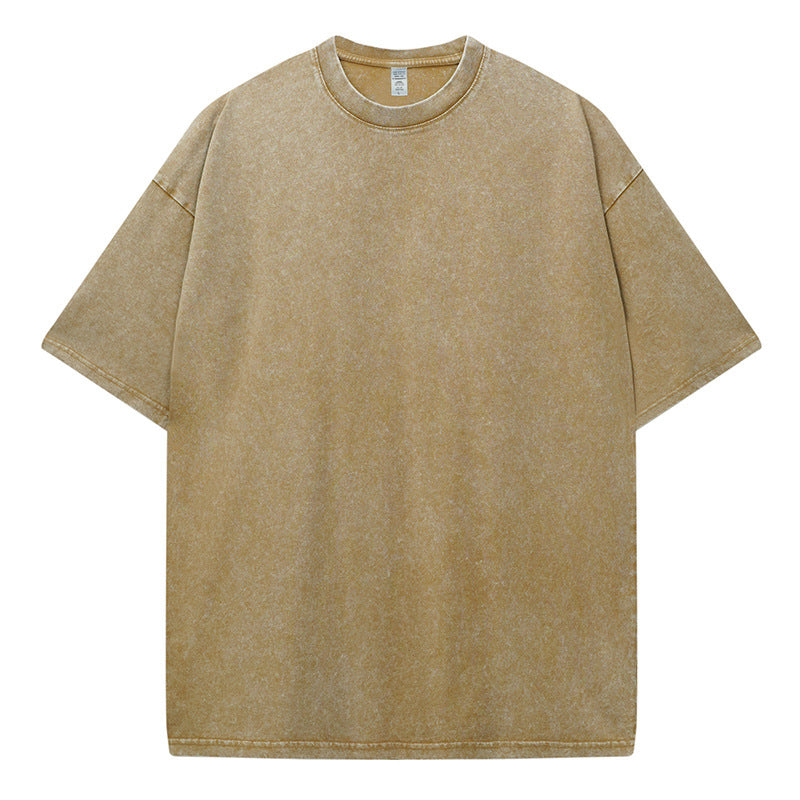 Camiseta Oversized Ample Básica – Bege Mármore P