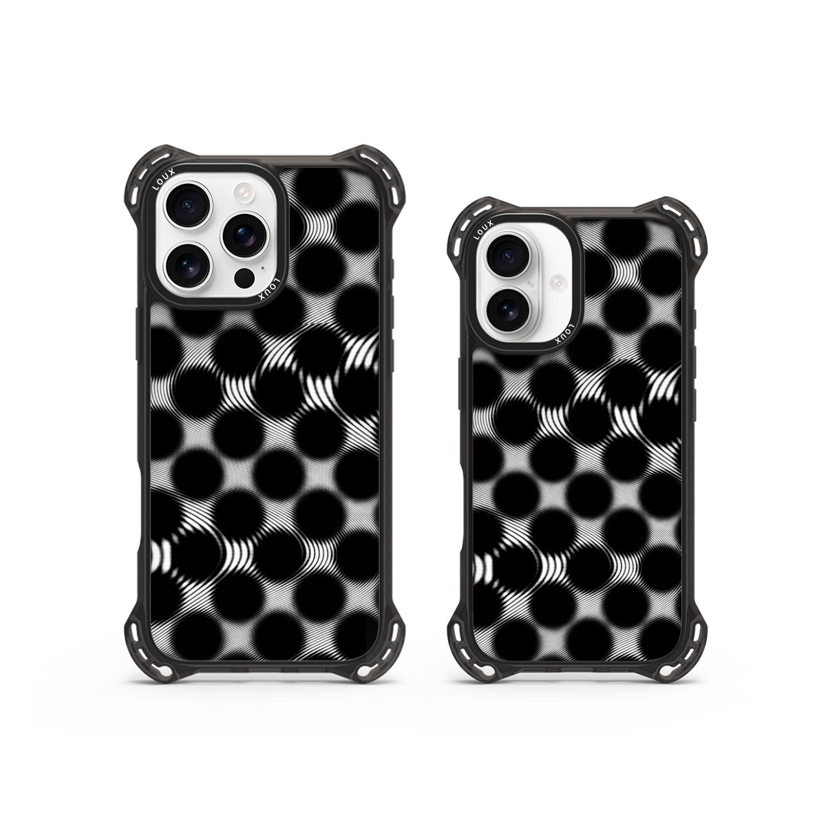 Capa Optical Gravity Para iPhone Obsidian Loux