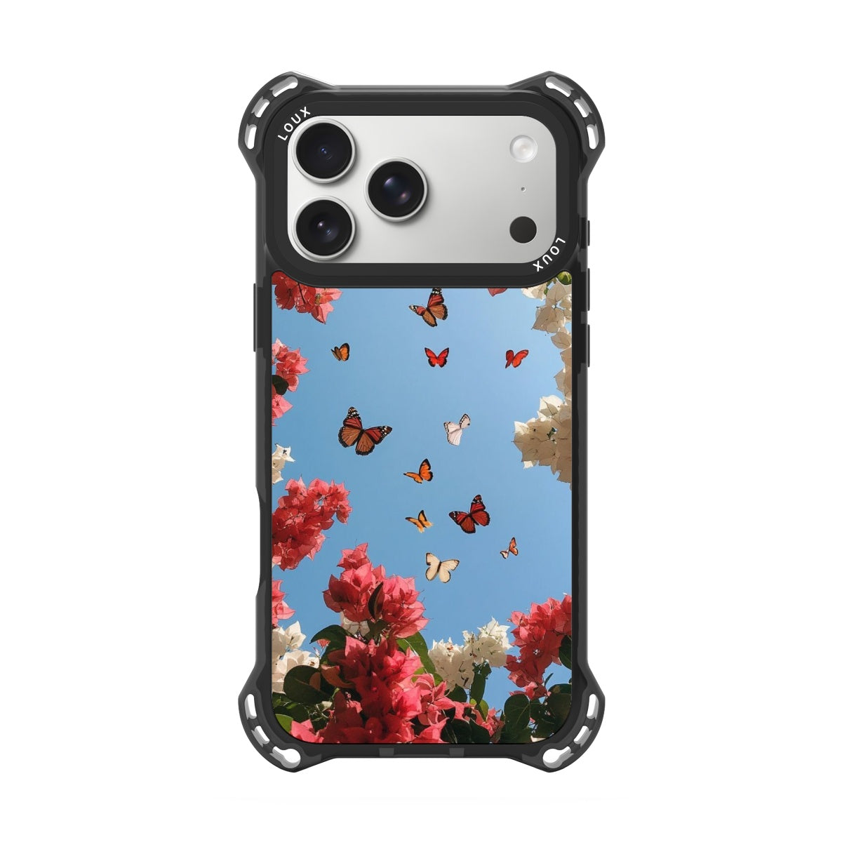 Capa Floral Breeze Para iPhone Obsidian Loux