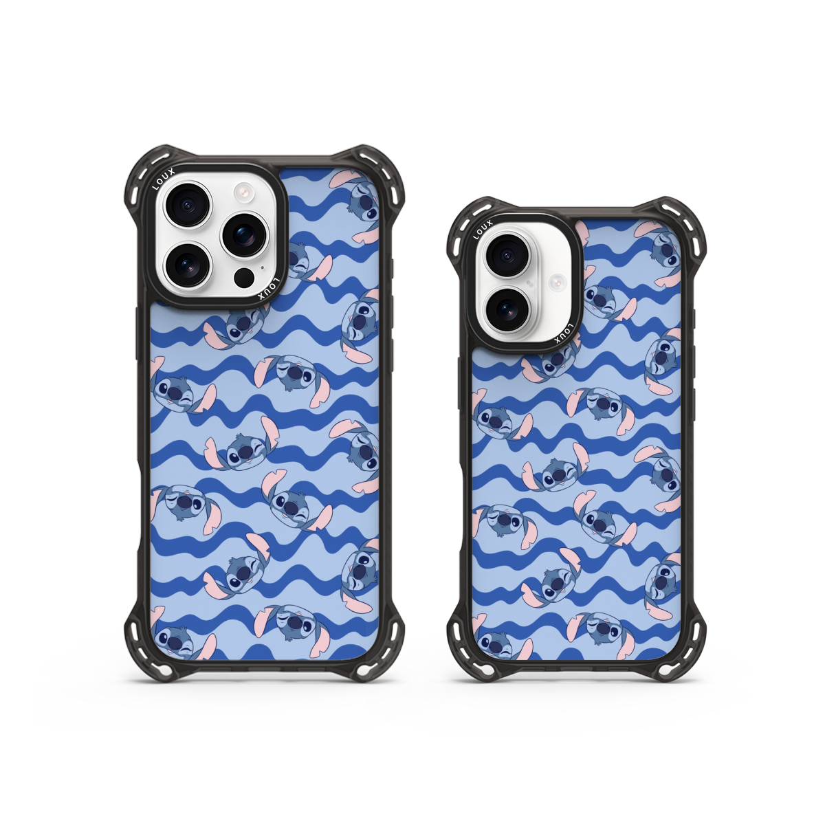 Capa Wave Stitch Para iPhone Obsidian Loux