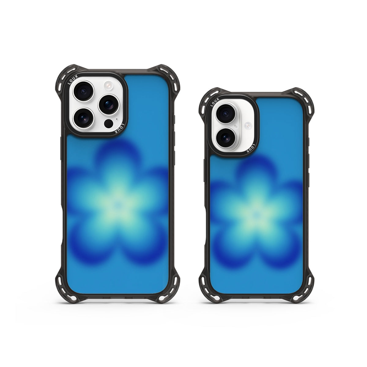 Capa Azure Bloom Para iPhone Obsidian Loux