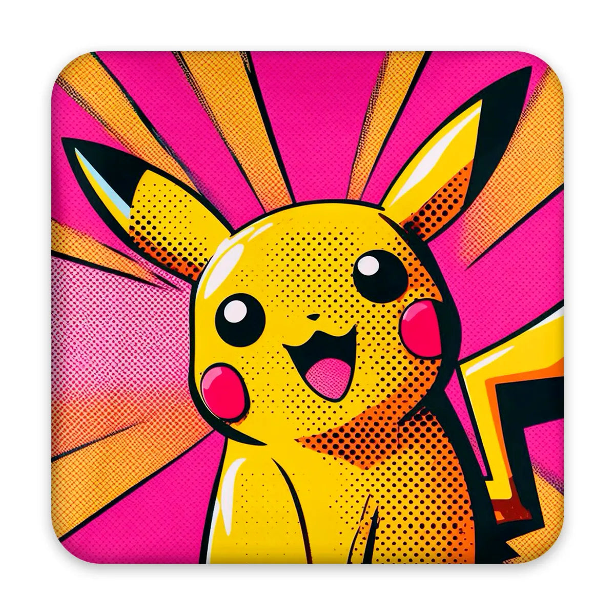 Button Pikachu Choque Halftone