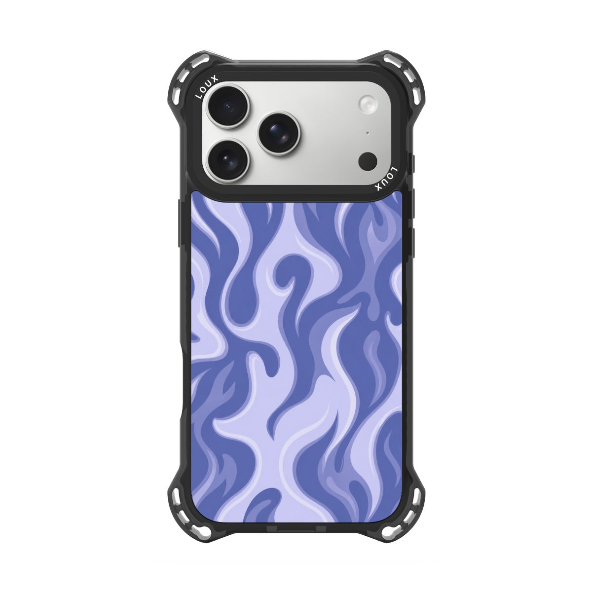 Capa Violet Fire Para iPhone Obsidian Loux