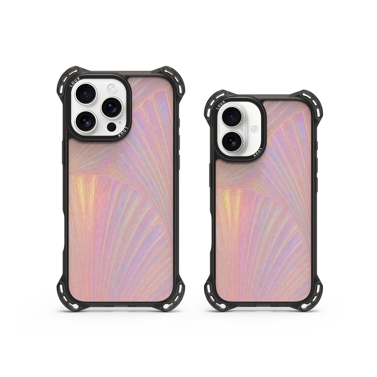 Capa Opal Shell Para iPhone Obsidian Loux