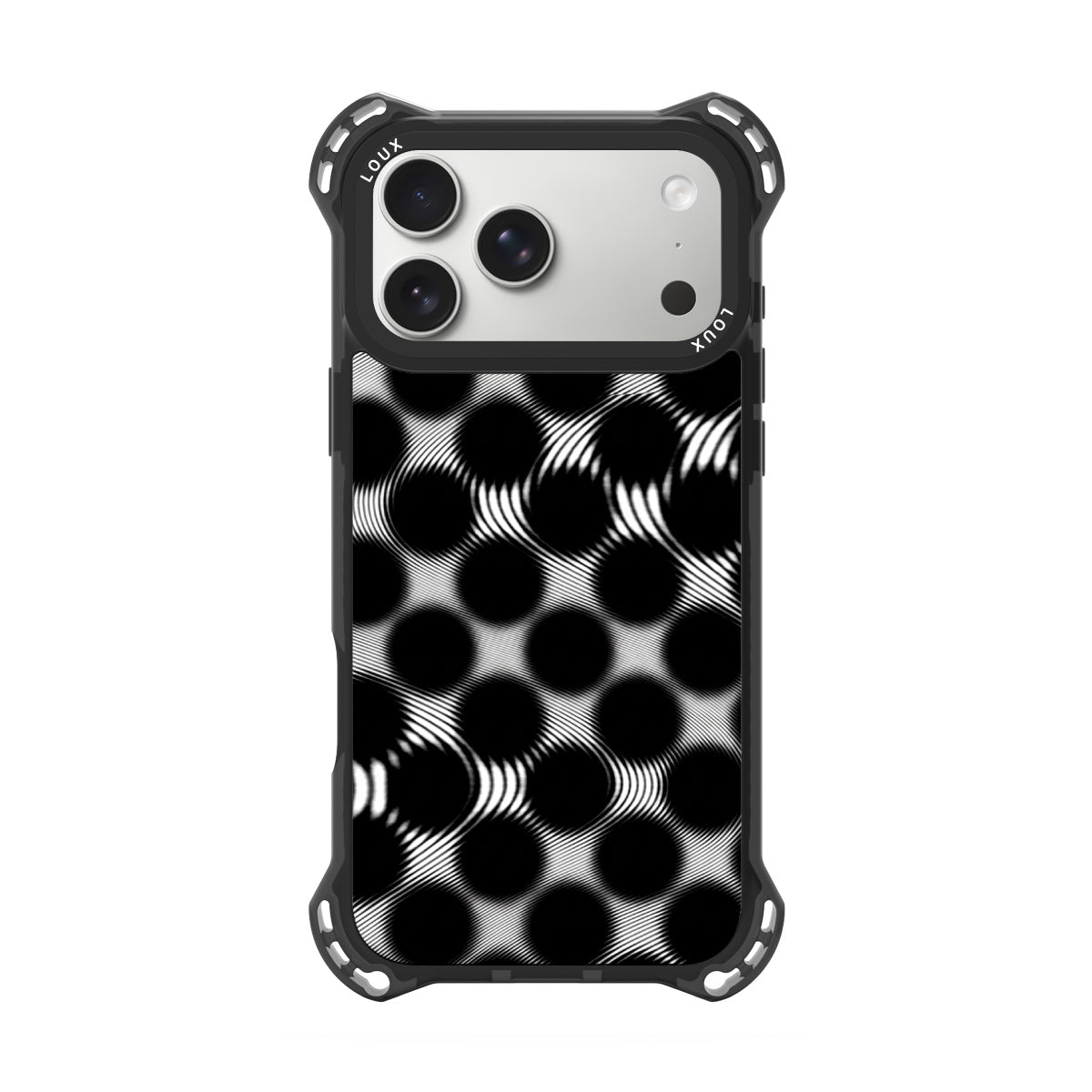 Capa Optical Gravity Para iPhone Obsidian Loux
