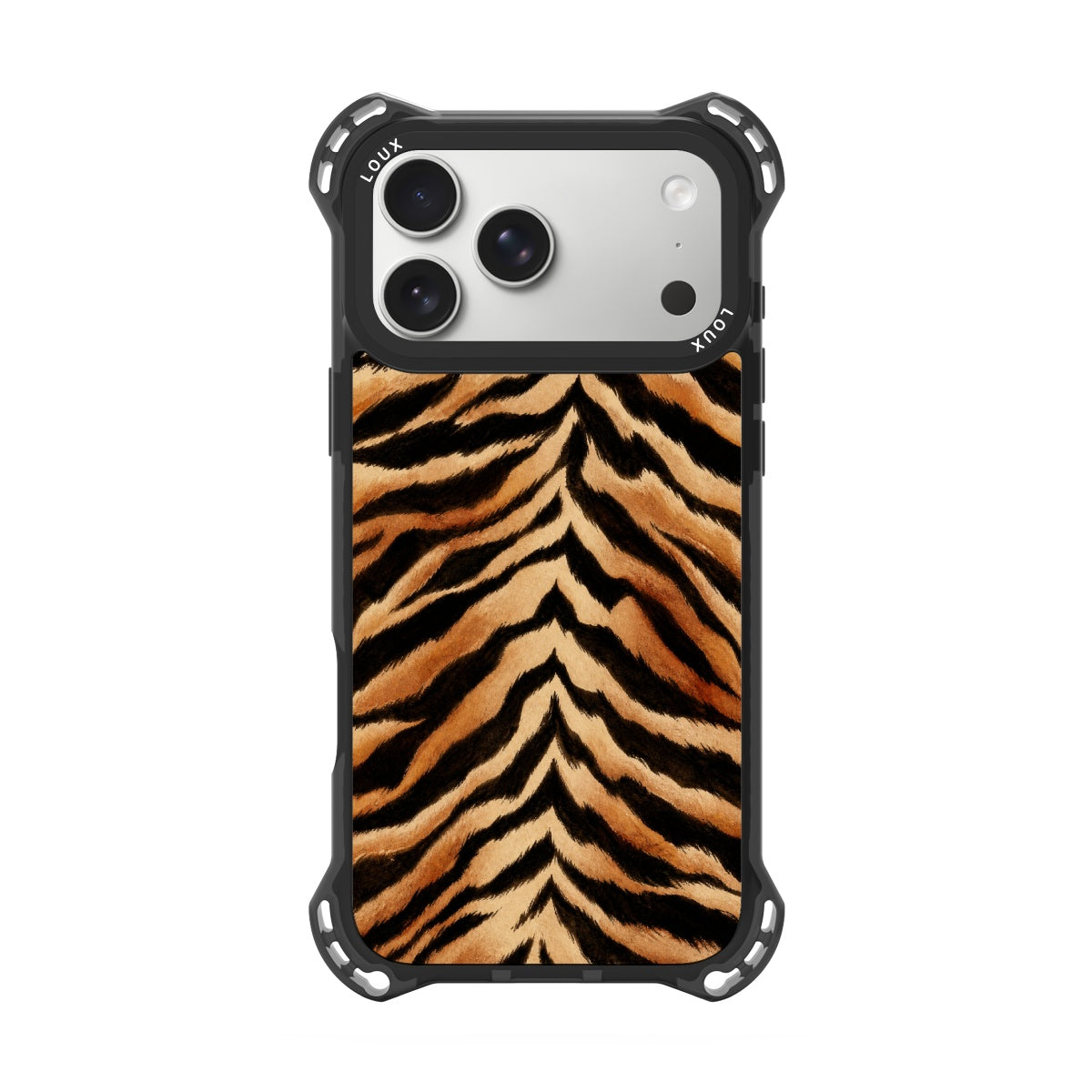 Capa Classic Tiger Para iPhone Obsidian Loux