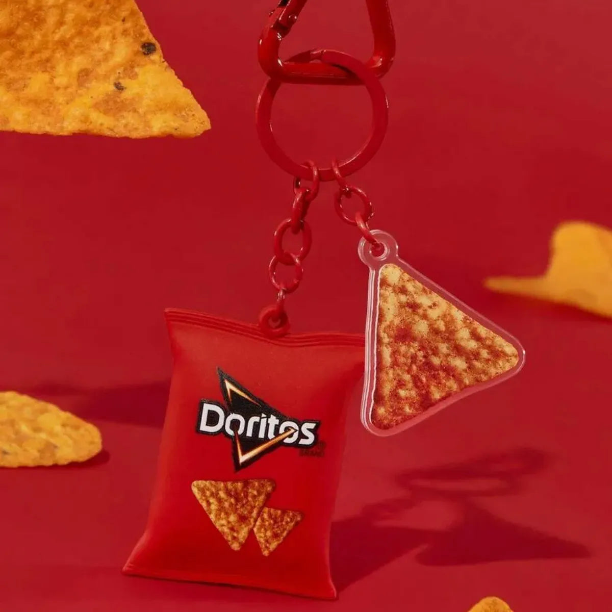 Chaveiro Doritos Pacote Miniatura Vermelho Chip