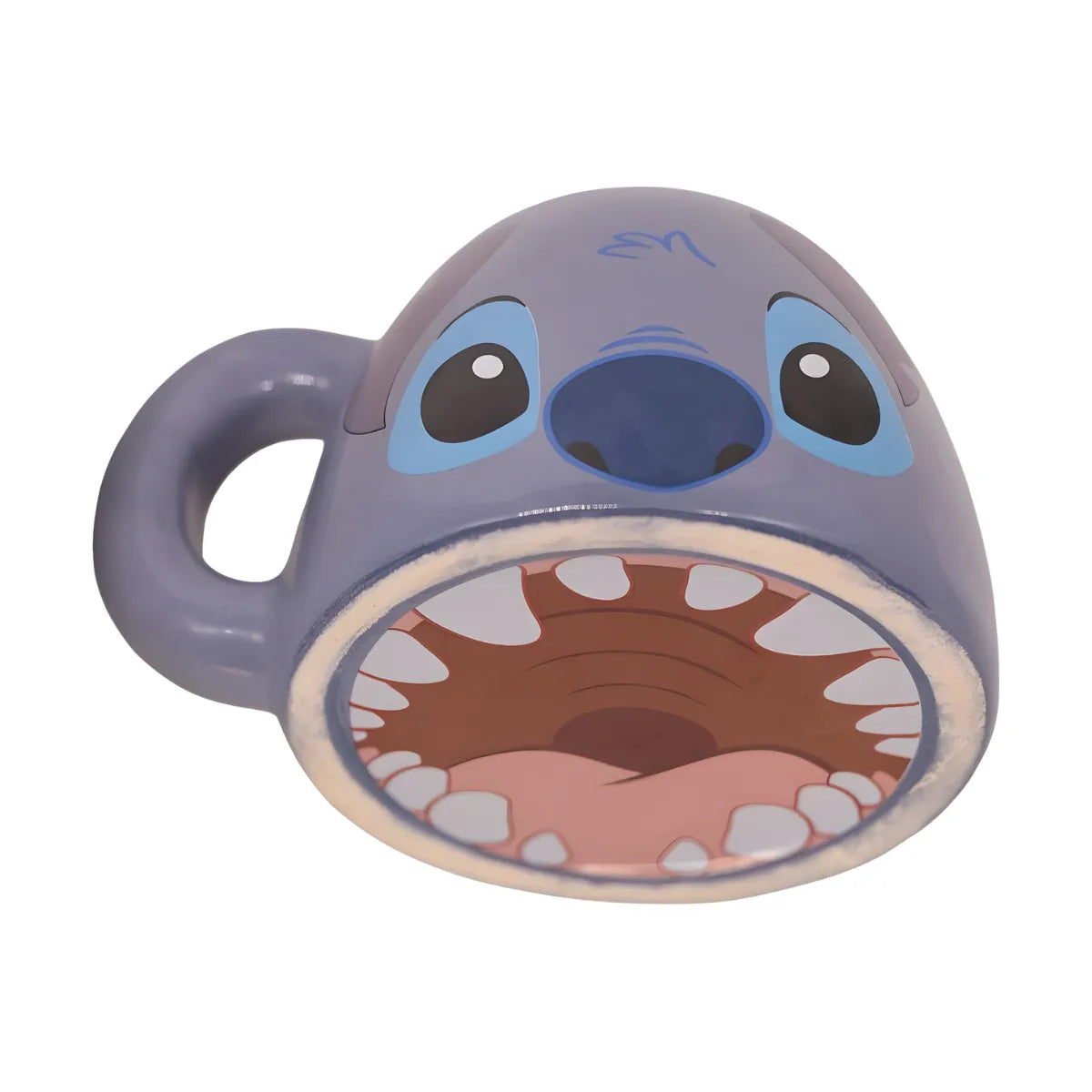 Caneca Stitch Caneca Stitch Fundo Divertido Dentes 3D 450ml