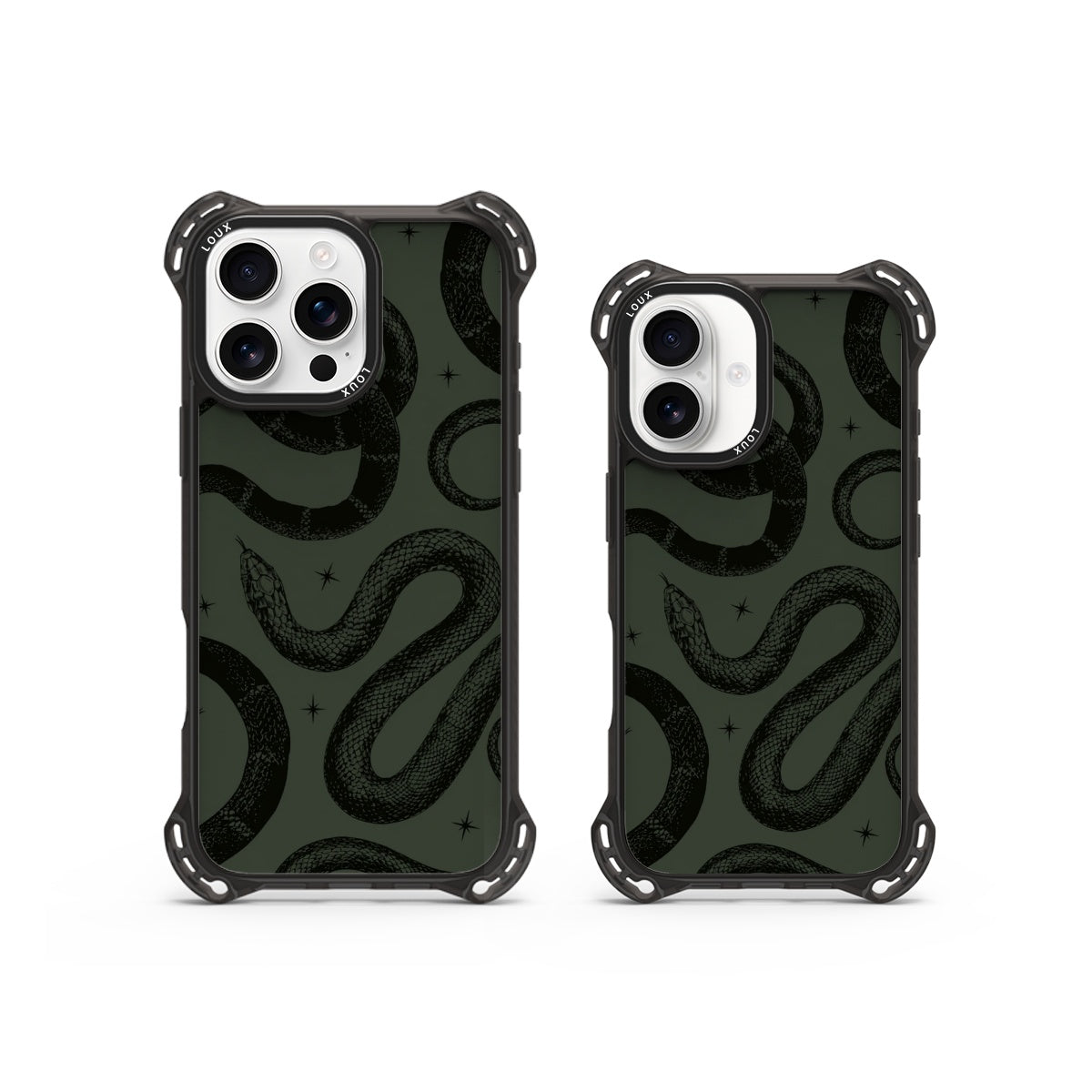 Capa Dark Serpentis Para iPhone Obsidian Loux