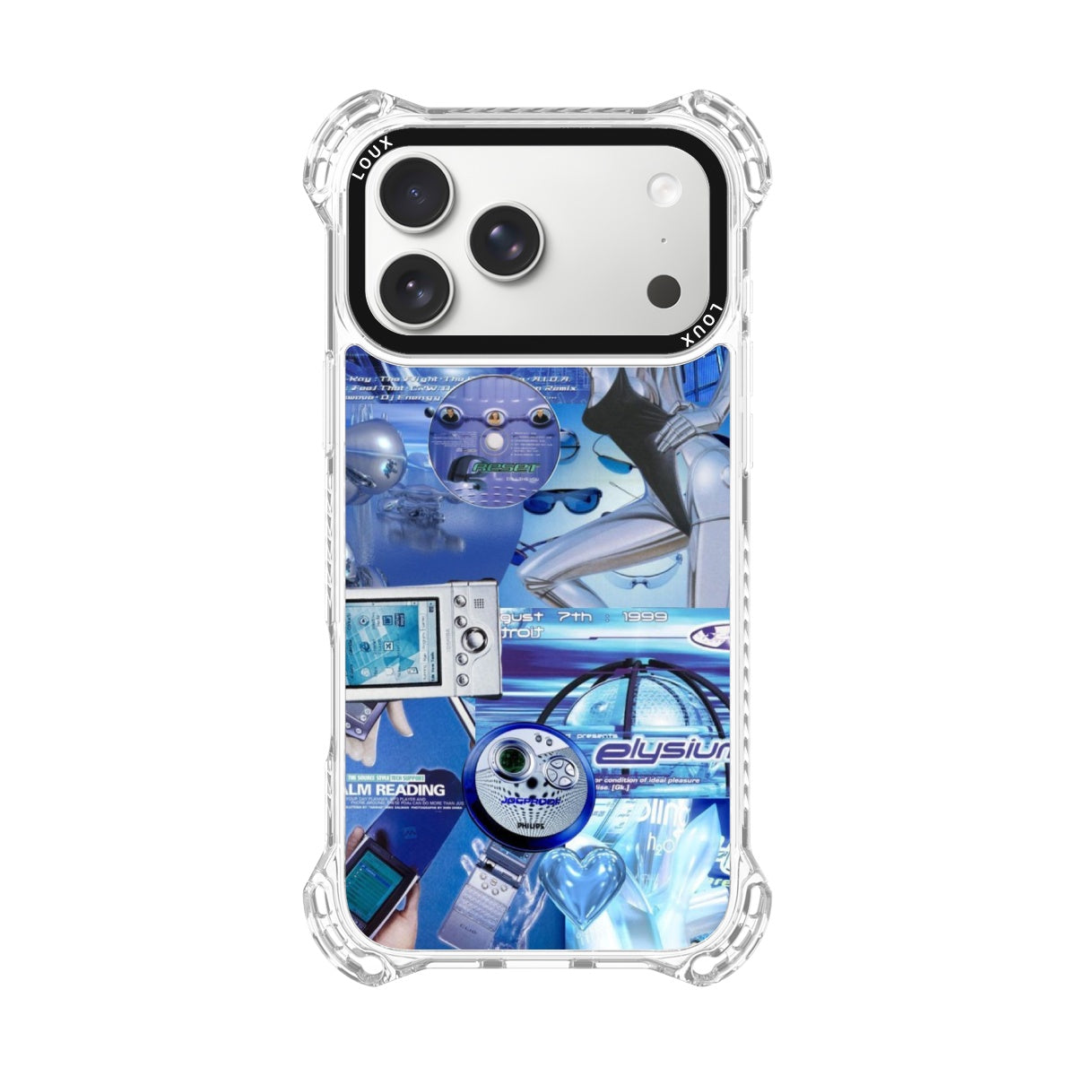 Capa Glacial Tech Para iPhone Obsidian Loux