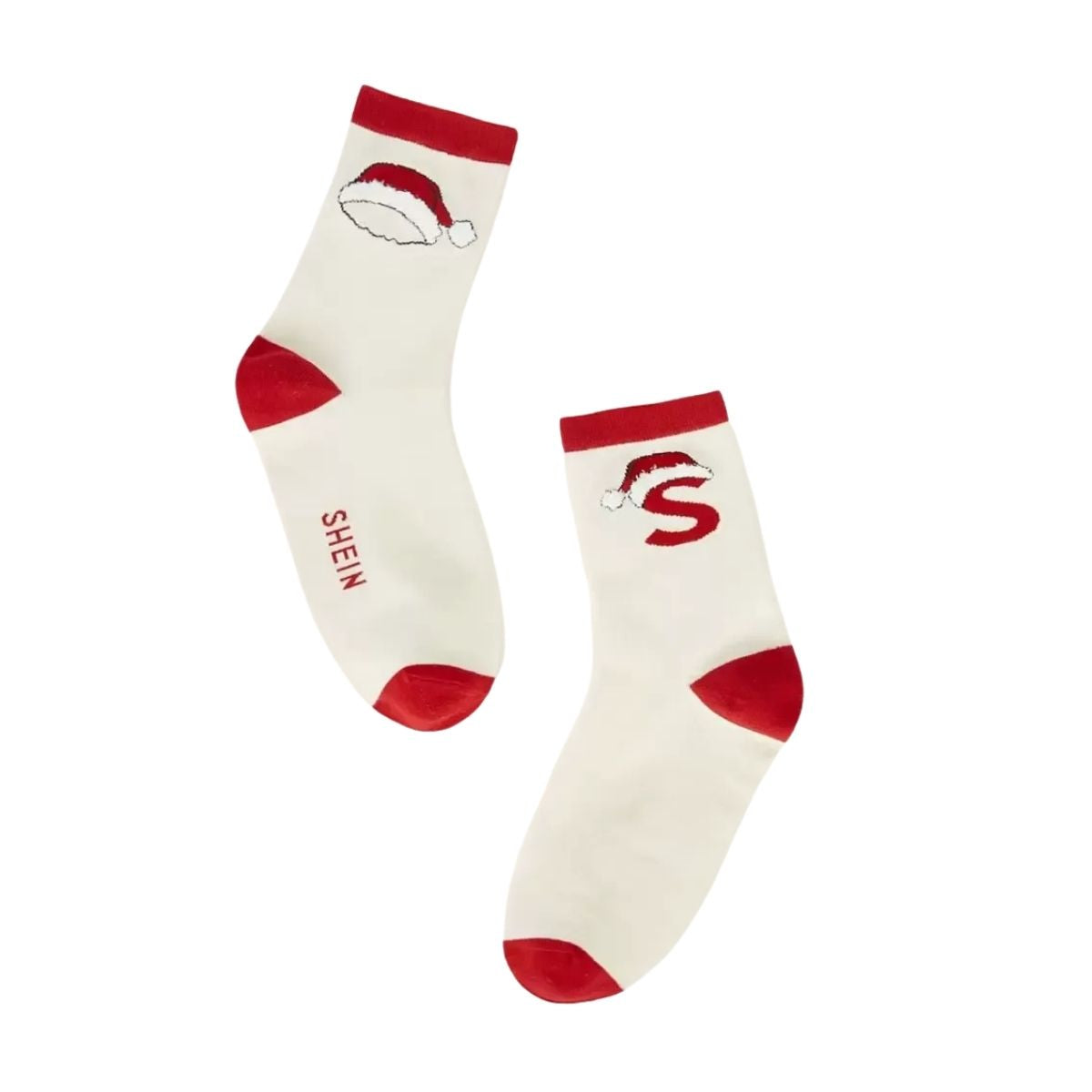 Meia Colecionável Shein Natal Gorro Papai Noel