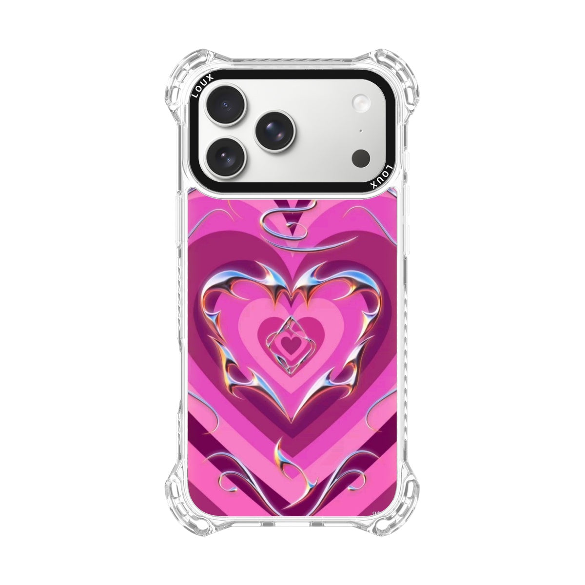 Capa Cyber Love Para iPhone Obsidian Loux
