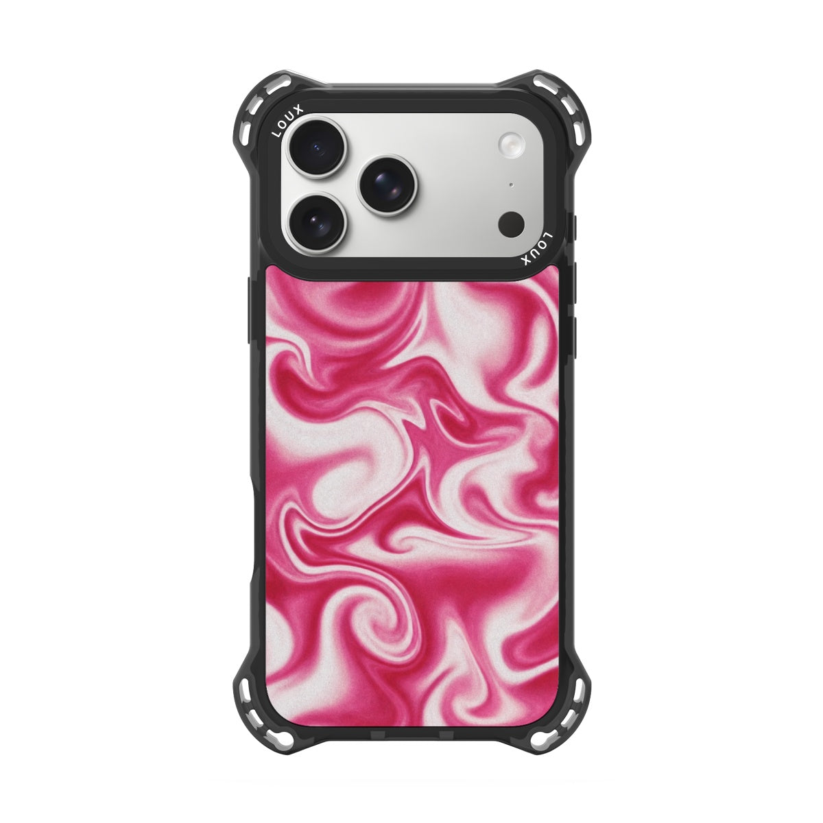 Capa Crimson Swirl Para iPhone Obsidian Loux