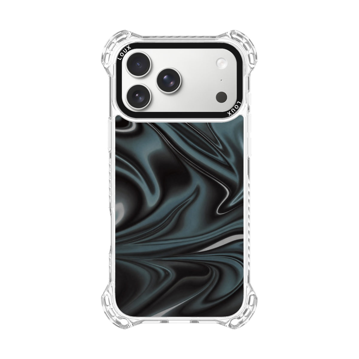 Capa Dark Silk Para iPhone Obsidian Loux