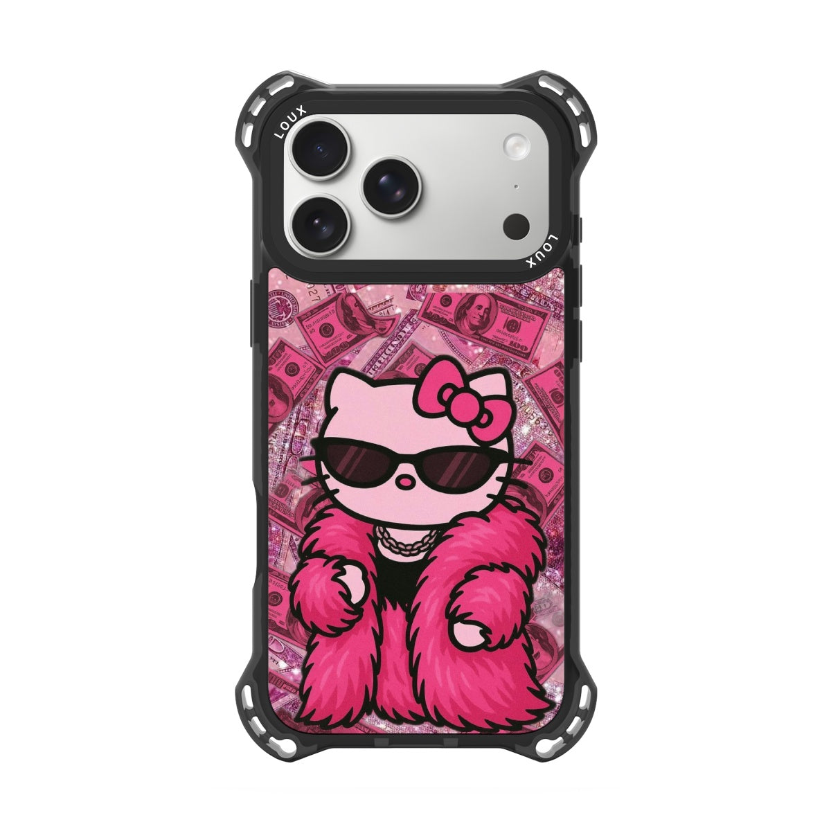 Capa Rich Kitty Para iPhone Obsidian Loux