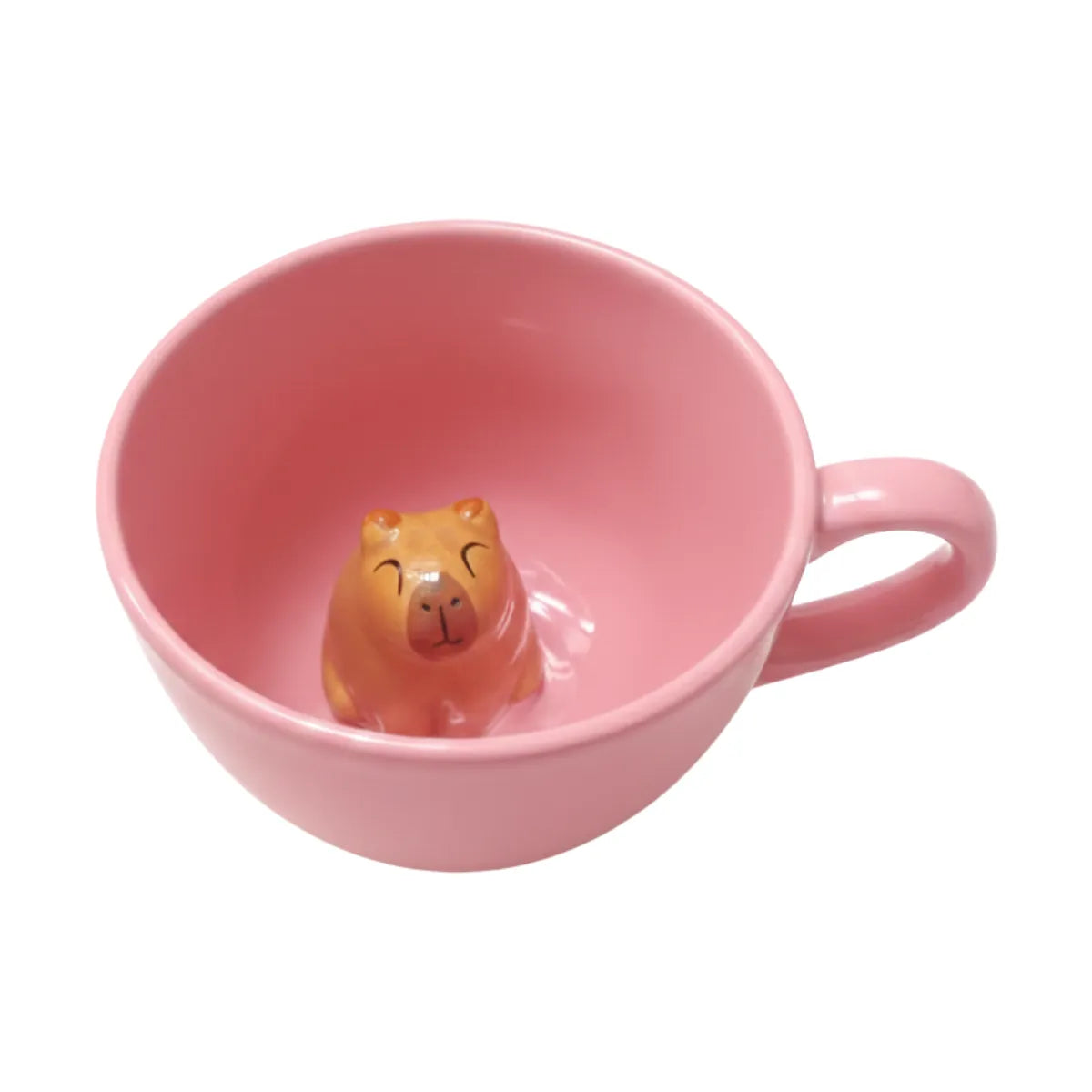 Caneca Capivara Surpresa Rosa 3D 200ml