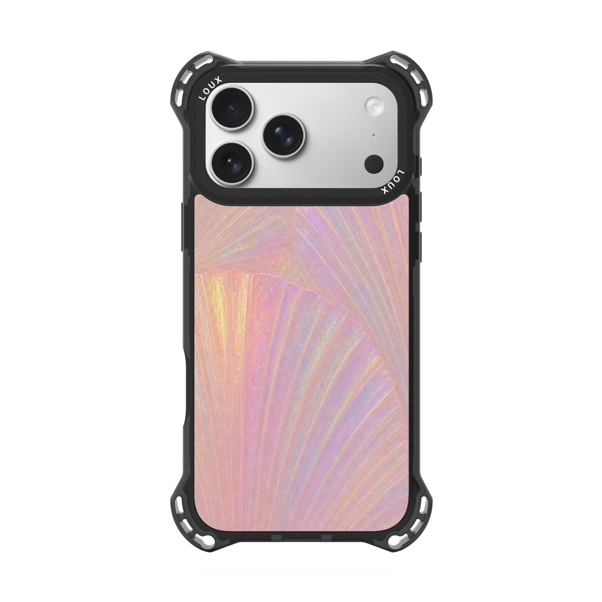 Capa Opal Shell Para iPhone Obsidian Loux