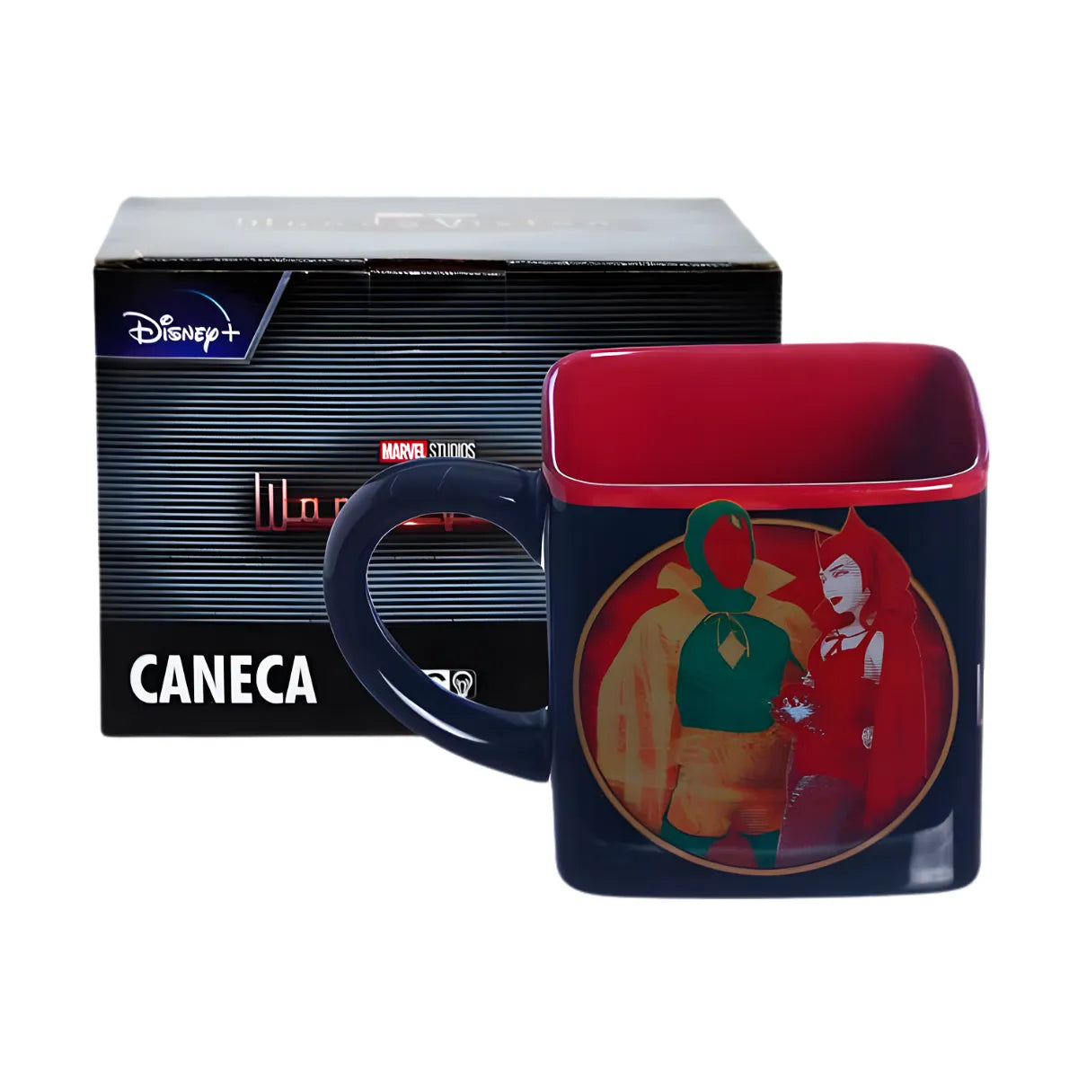 Caneca Cubo WandaVision Retro 300ml