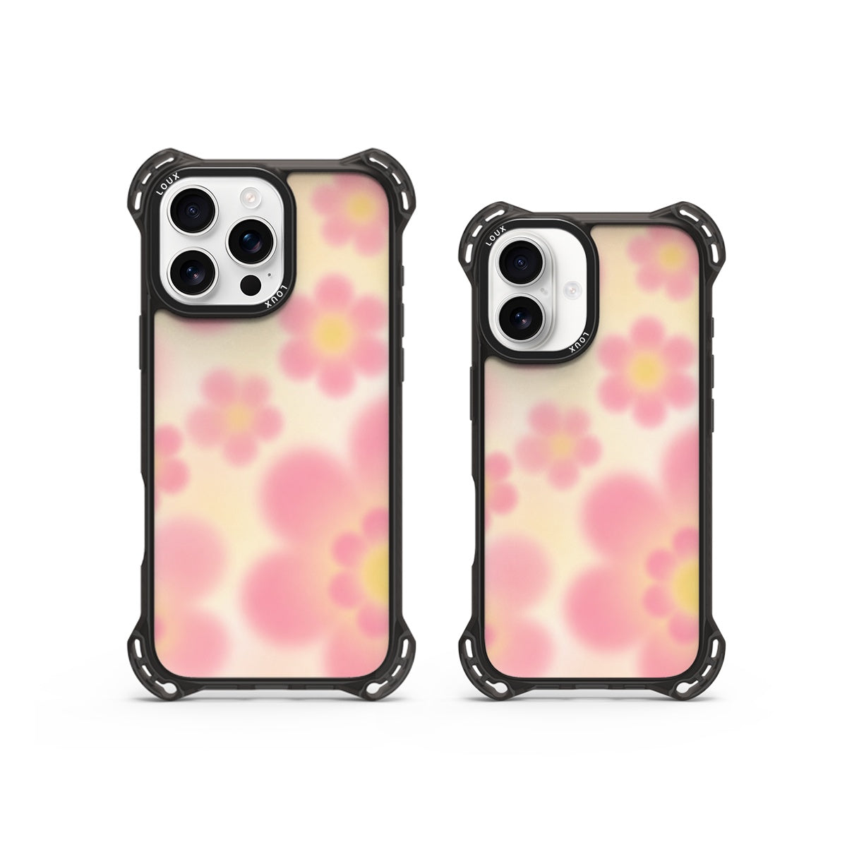 Capa Blush Bloom Para iPhone Obsidian Loux
